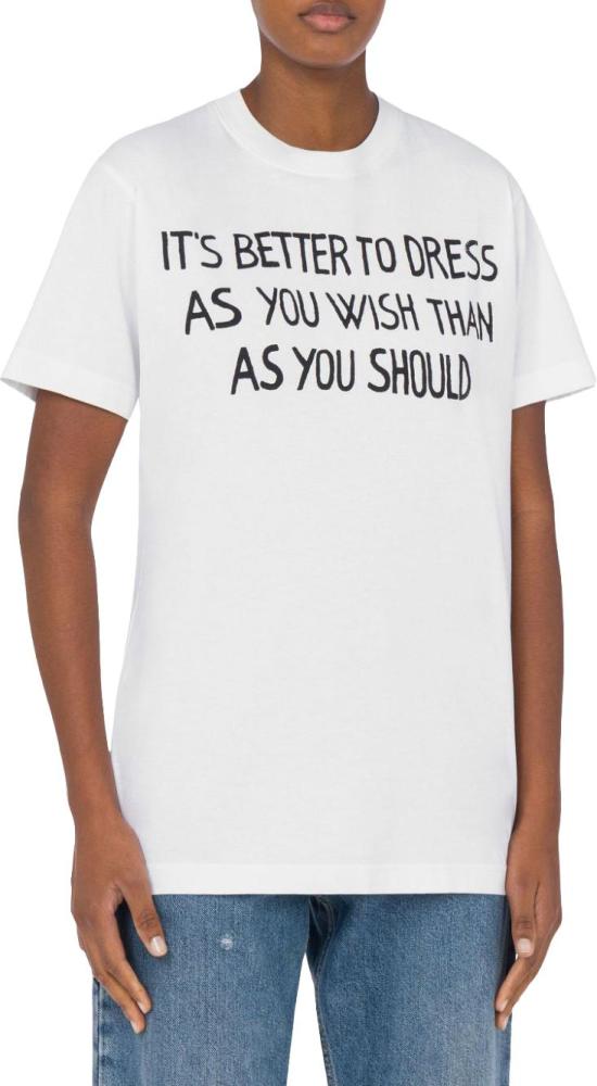 25SS 모스키노 반팔 티셔츠 A071105411001 WHITE - MOSCHINO