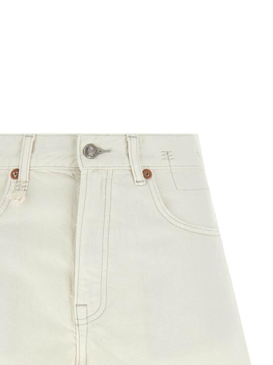  알13 데님 숏팬츠 R13 X Bf 반바지 화이트 - R13