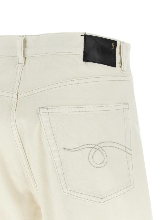  알13 데님 숏팬츠 R13 X Bf 반바지 화이트 - R13