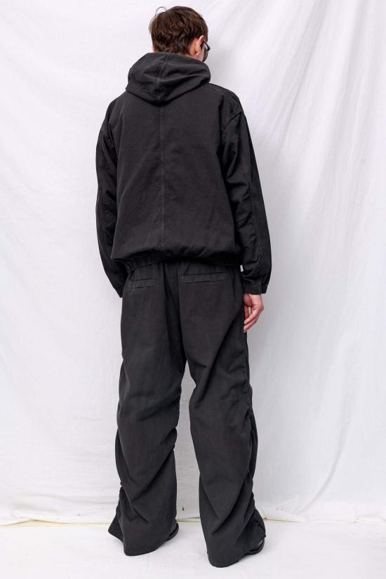  가브리엘라 콜 가먼츠 자켓 216번 블랙 포플린 후드 지퍼 재킷 - GABRIELA COLL GARMENTS