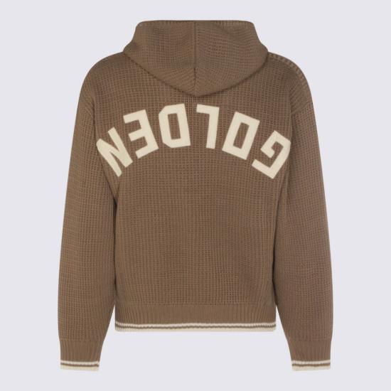  골든구스 스웨터 골든 구스 코튼 니트  브라운 - GOLDEN GOOSE