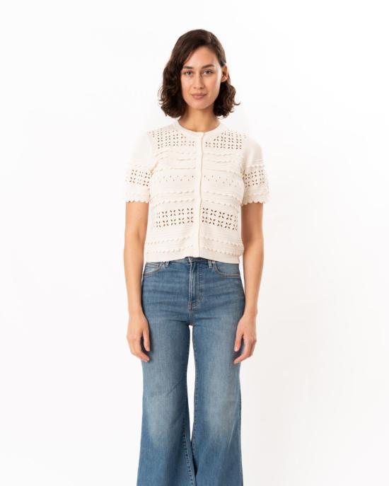  울라 존슨 가디건 아브리아나 아일렛 니트  카우리