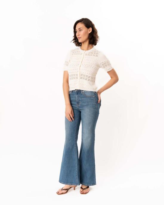  울라 존슨 가디건 아브리아나 아일렛 니트  카우리 - ULLA JOHNSON