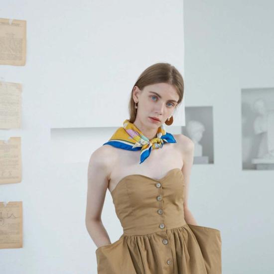  Lost Pattern 머플러/스카프 로스트 패턴 엘 아모르 실크 스카프 - OTHER BRANDS