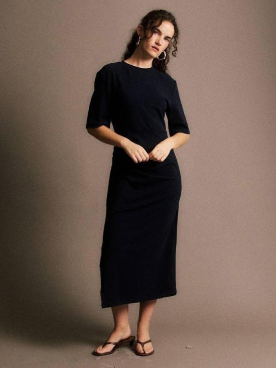  Jiji Studio 롱 원피스 이시도르 드레스 네이비