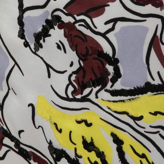  토리버치 미디 스커트 멀티컬러 - TORY BURCH