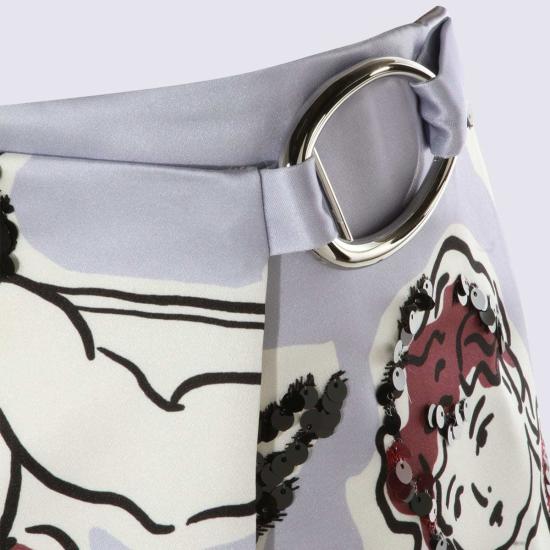  토리버치 미디 스커트 멀티컬러 - TORY BURCH