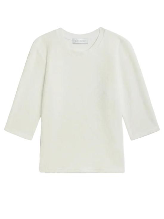  수지 콘디 블라우스 코르푸 탑 테리 아이보리 탑