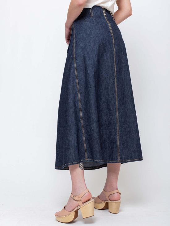  수잔 보머 데님 스커트 Susanne Bommer 패치 포켓 - SUSANNE BOMMER