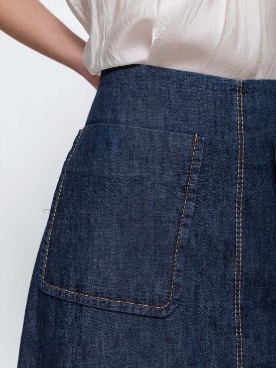  수잔 보머 데님 스커트 Susanne Bommer 패치 포켓 - SUSANNE BOMMER