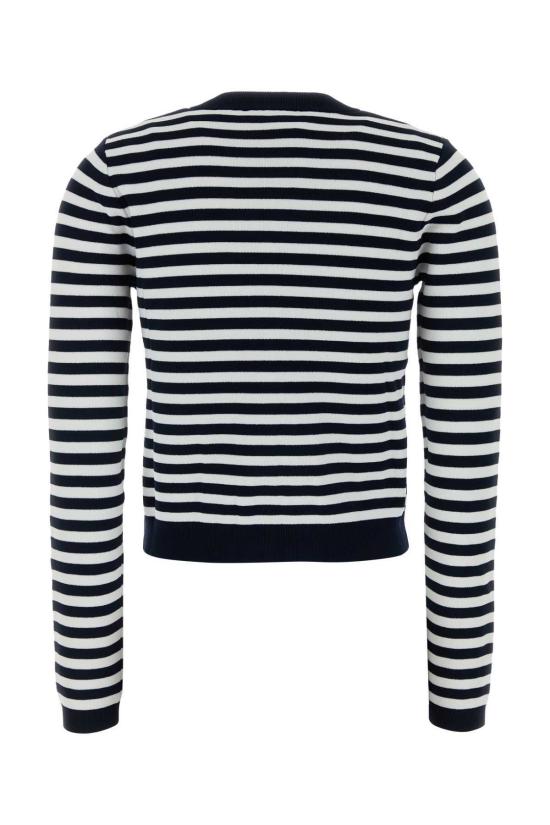  마이클 코어스 가디건 자수 장식 스트레치 비스코스 혼방  블루노트 - MICHAEL KORS