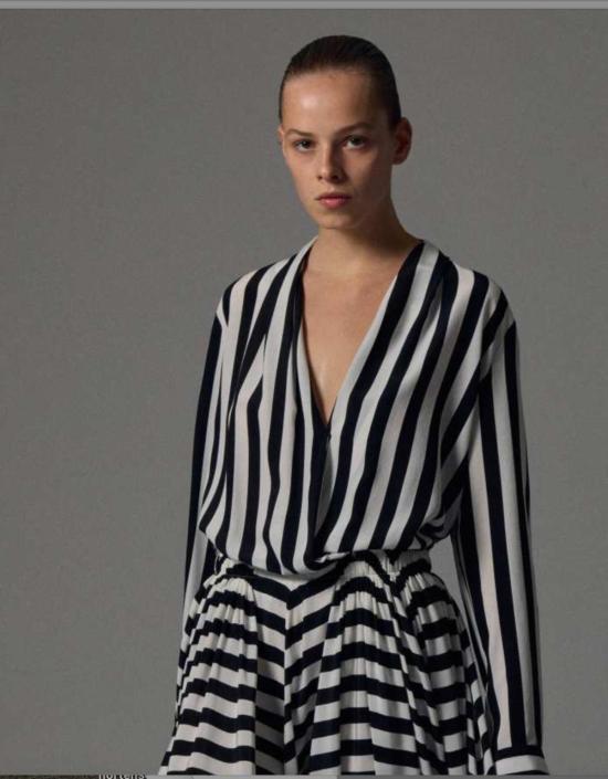  사 수 파이 블라우스 사수피 크리스 크로스 셔츠 - SA SU PHI