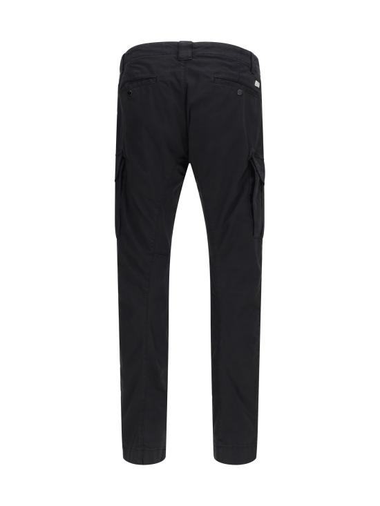 26SS 씨피 컴퍼니 스트레치 새틴 카고 팬츠 RSCMPA743A005694G 999 BLACK - C.P. COMPANY