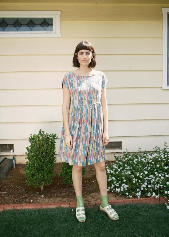  에이스 앤 지그 숏 원피스 에이스앤지그 미니 플로트 드레스 관련 퀴즈 - ACE & JIG