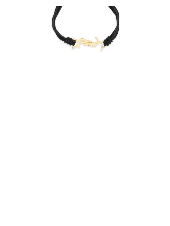 26SS 생로랑 팔찌 850567AAF9R 1000 BLACK - SAINT LAURENT