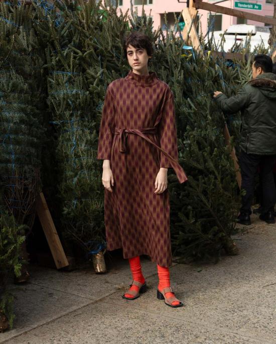  사멧 롱 원피스 솔레이 드레스 - SAMET