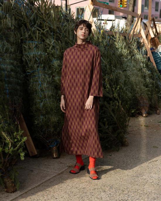  사멧 롱 원피스 솔레이 드레스 - SAMET