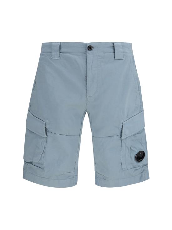 26SS 씨피 컴퍼니 스트레치 사틴 카고 렌즈 쇼츠 도브 20CMBE746A005694G 809 BLUE