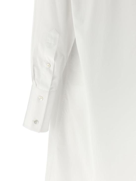  마르지엘라 숏 원피스 Maison Margiela Chemisier 드레스 화이트 - MAISON MARGIELA