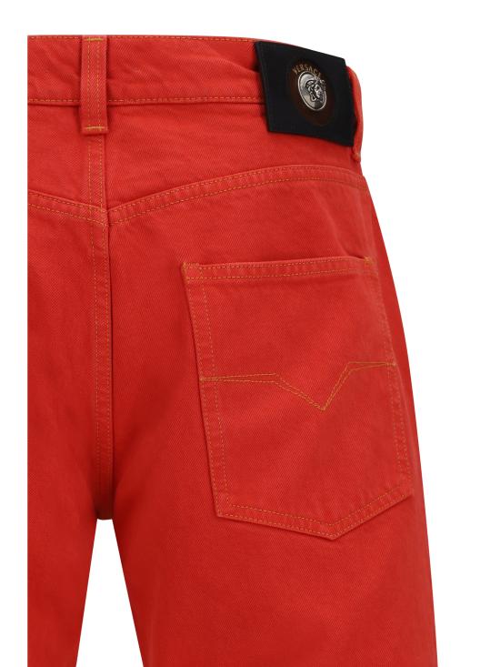 26SS 베르사체 데님 팬츠 10241301A17871 1DA80 RED - VERSACE