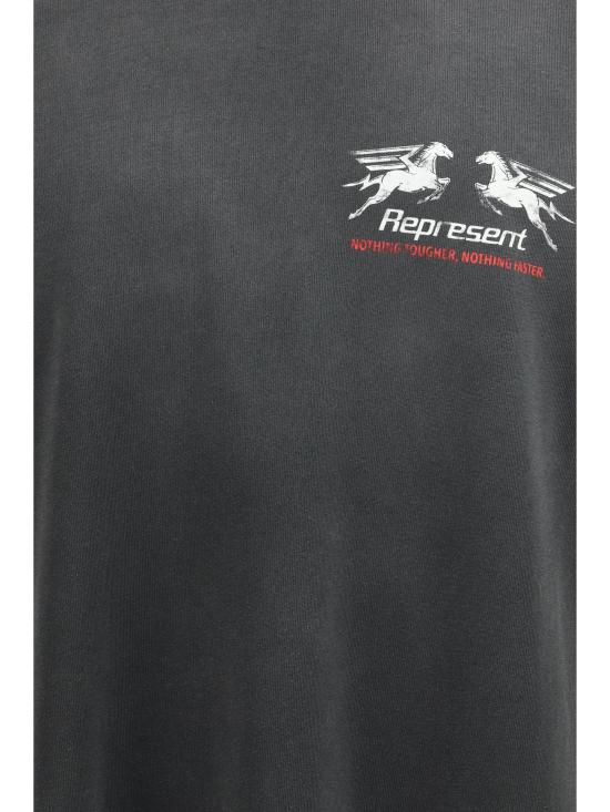 26SS 리프레젠트 반팔 티셔츠 MLM100768 STAINEDBLA GREY - REPRESENT