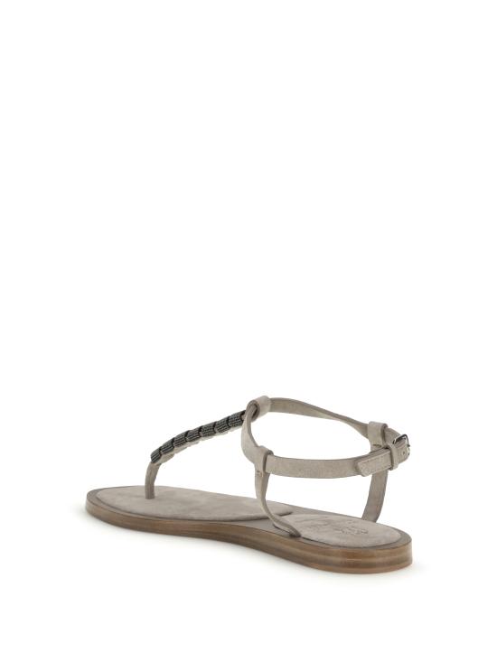 26SS 브루넬로 쿠치넬리 샌들 MZSFC3151 C5859 BEIGE - BRUNELLO CUCINELLI