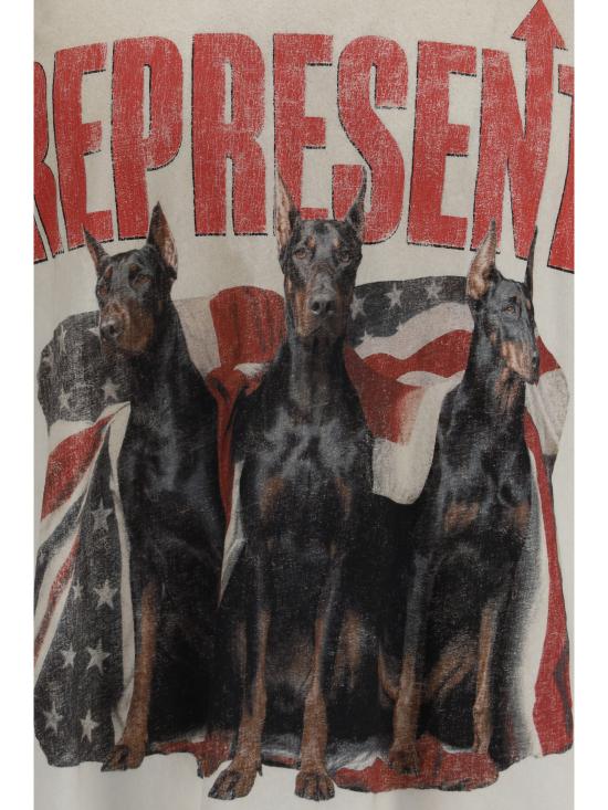 26SS 리프레젠트 반팔 티셔츠 MLM100593 WASHEDECRU - REPRESENT