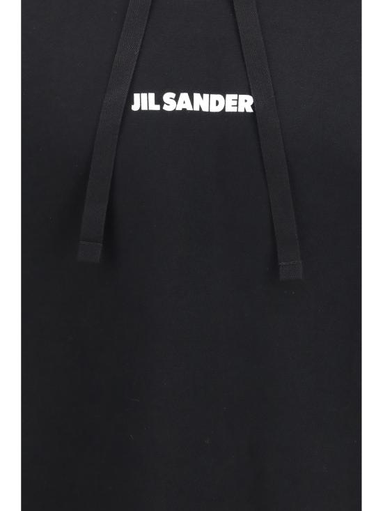 26SS 질샌더 후드 티셔츠 J22GU0149J20128 001 BLACK - JIL SANDER