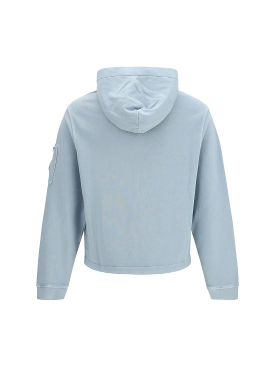 26SS 씨피 컴퍼니 후드 티셔츠 20CMSS039A110044R 809 BLUE - C.P. COMPANY
