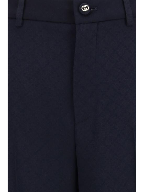 26SS 구찌 스트레이트 팬츠 852748ZAT68 4294 BLUE - GUCCI