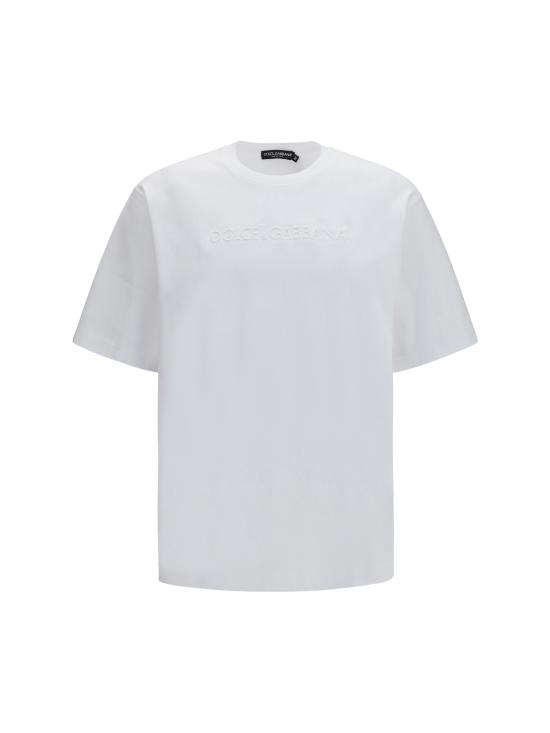 26SS 돌체앤가바나 반팔 티셔츠 G8PN9ZHU7H8 W0800 WHITE