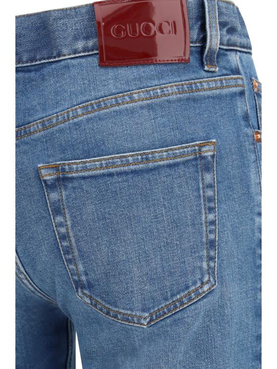 26SS 구찌 데님 팬츠 855671XDDFK 4011 LIGHT BLUE - GUCCI