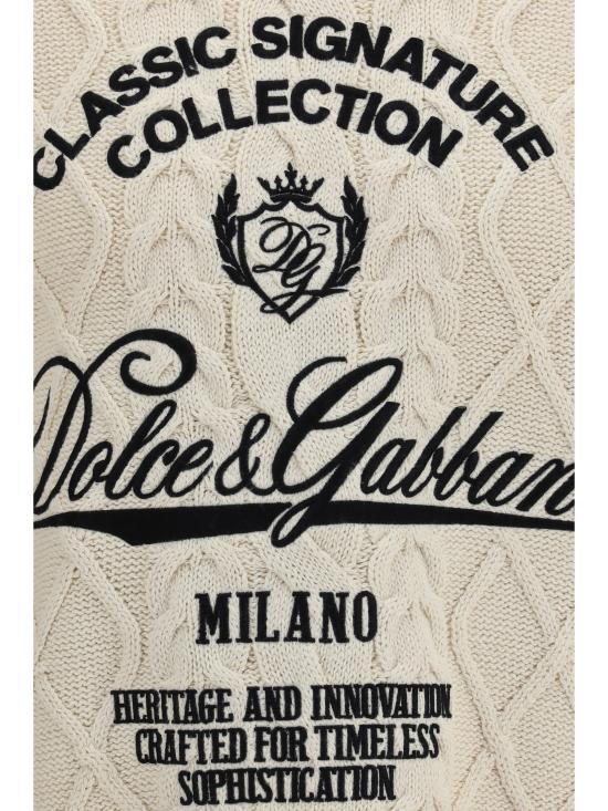 26SS 돌체앤가바나 스웨터 GXX37ZJGMFL A3791 BEIGE - DOLCE & GABBANA