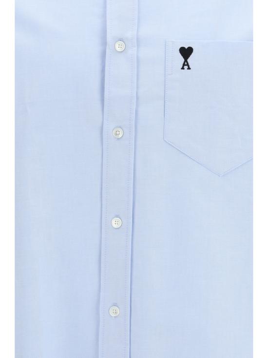 26SS 아미 긴팔 셔츠 HSH822CO0031 450 LIGHT BLUE - AMI