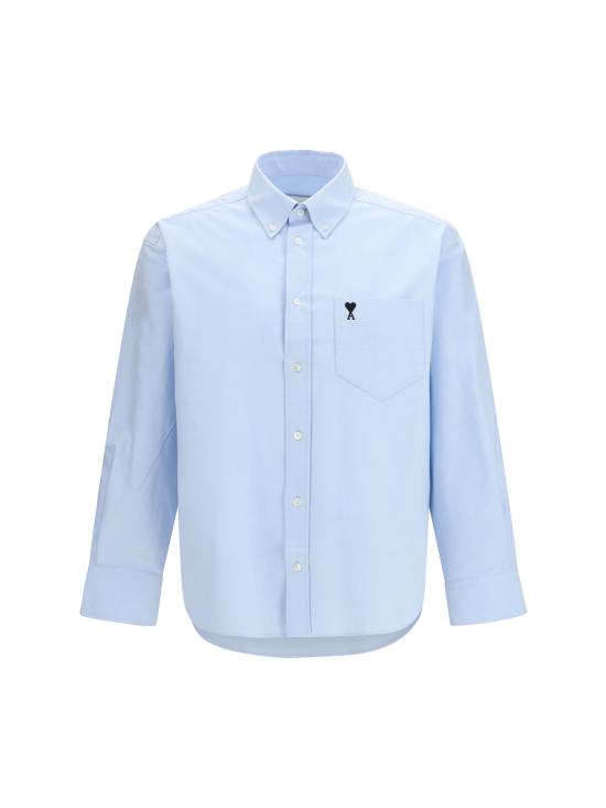 26SS 아미 긴팔 셔츠 HSH822CO0031 450 LIGHT BLUE