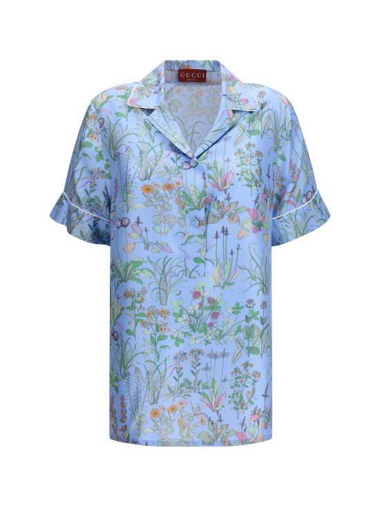 26SS 구찌 반팔 티셔츠 855618ZAULE 4340 LIGHT BLUE