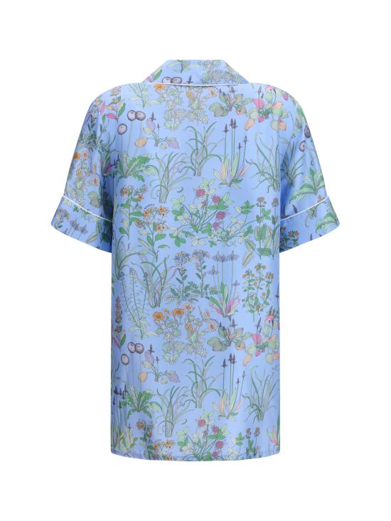 26SS 구찌 반팔 티셔츠 855618ZAULE 4340 LIGHT BLUE - GUCCI