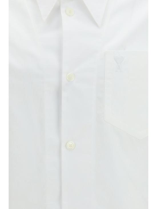 26SS 아미 긴팔 셔츠 USH809CO0063 100 WHITE - AMI