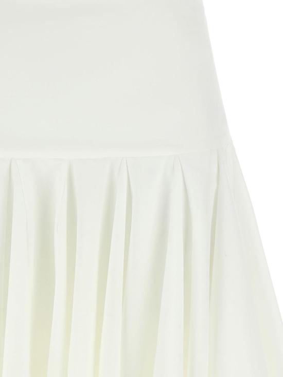  자크뮈스 미디 스커트 르 주퐁 스커트 화이트 - JACQUEMUS