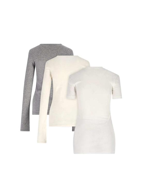  질샌더 긴팔 티셔츠 질 샌더 코튼 탑 세트 - JIL SANDER