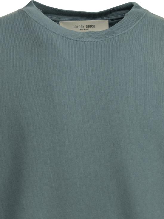 26SS 골든구스 긴팔 티셔츠 GUP01872P00177250813 Blue - GOLDEN GOOSE