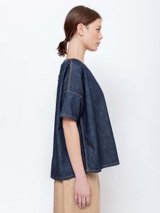  수잔 보머 데님 팬츠 Susanne Bommer 루즈 데님 셔츠 - SUSANNE BOMMER