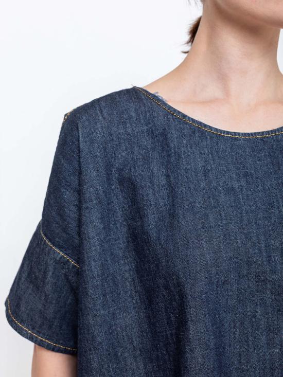  수잔 보머 데님 팬츠 Susanne Bommer 루즈 데님 셔츠