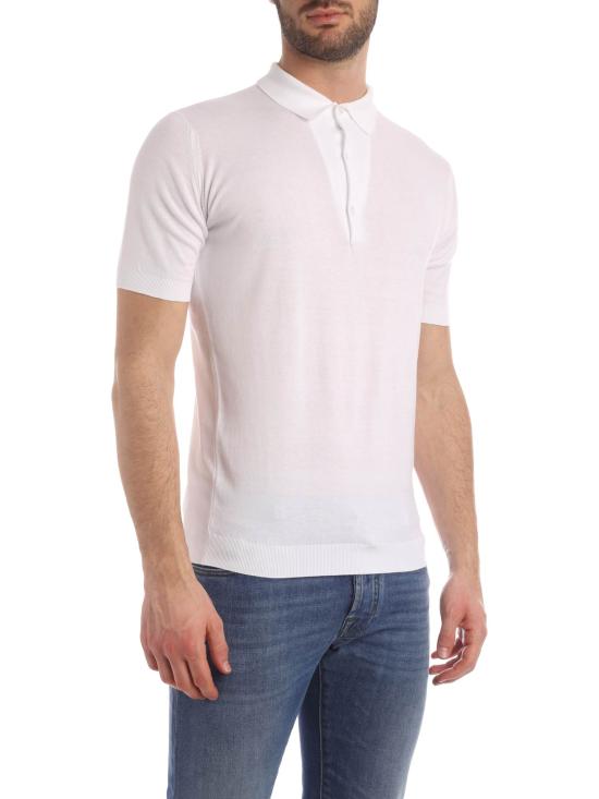 26SS 존스메들리 폴로 티셔츠 ADRIA WHITE - JOHN SMEDLEY