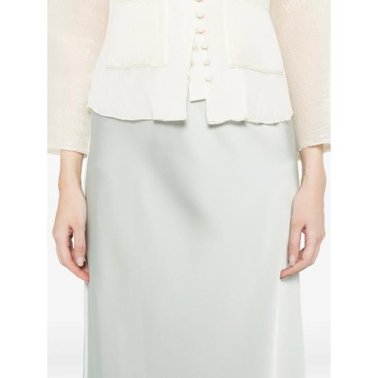 26SS 캘빈클라인 롱 스커트 LV044F621G PAMEA GREEN - CALVIN KLEIN