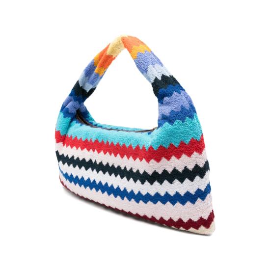 26SS 미소니 토트백 MI10089F MULTI WHITE BLUE - MISSONI