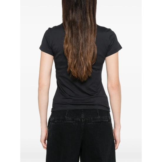 26SS 가니 반팔 티셔츠 A1050179 252 BLACK - GANNI