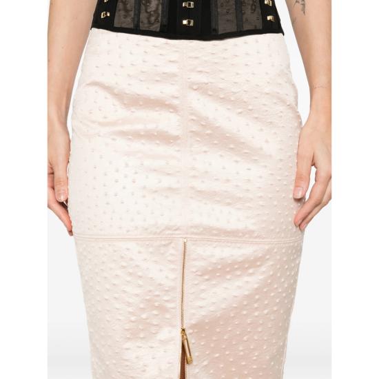 26SS 엘리자베타프랜치 미디 스커트 GO14062E2 EA1 PINK - ELISABETTA FRANCHI