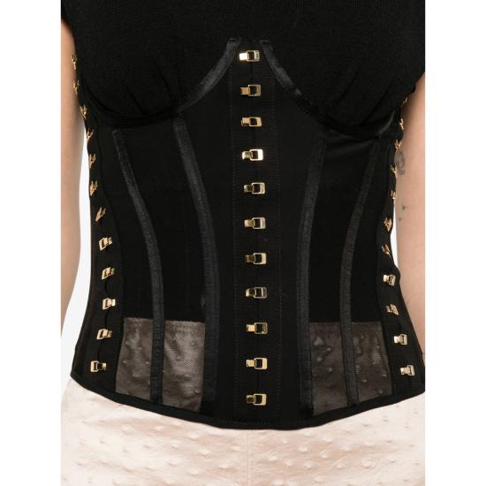 26SS 엘리자베타프랜치 민소매 티셔츠 TO05562E2 110 BLACK - ELISABETTA FRANCHI