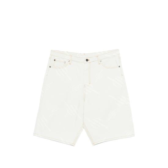 26SS 데일리 페이퍼 데님 숏팬츠 2610035 MONOGRAM FOGGY WHITE